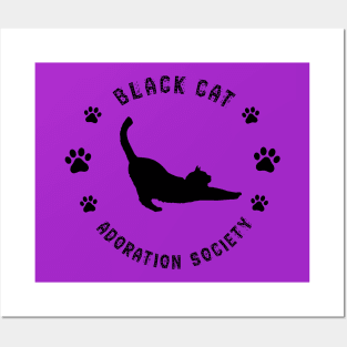 Black Cat Adoration Society 2 Posters and Art